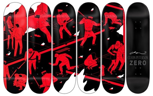 Rule Of Law (Skate Decks)  by Cleon Peterson