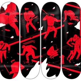 Rule Of Law (Skate Decks) by Cleon Peterson