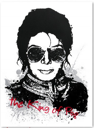The King Of Pop  by Mr Brainwash