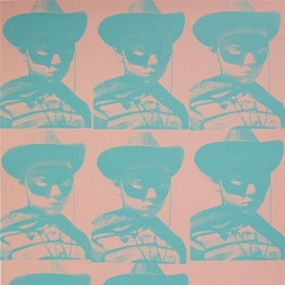 Multiple Mugshot (Apricot) by Paul Insect