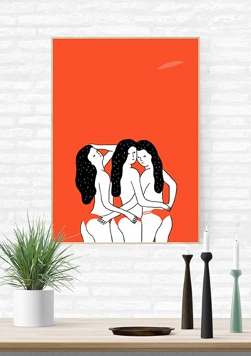 Red Panties  by Agathe Sorlet