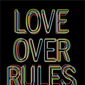 Love Over Rules by Hank Willis Thomas