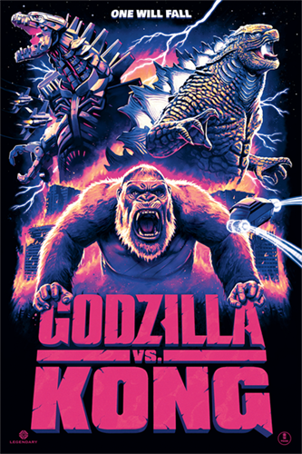 Godzilla vs Kong (Variant) by Tom Walker