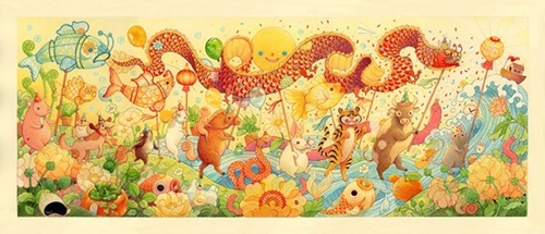 Zodiac Parade  by Felicia Chiao