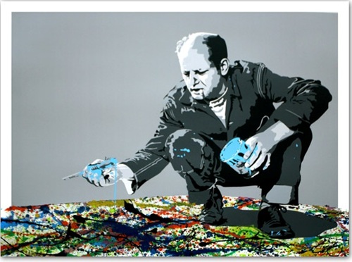 Jackson Pollock  by Mr Brainwash