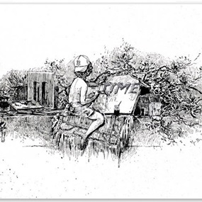 Live To The Fullest (Silver) by Mr Brainwash