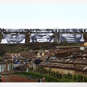 28 Millimètres, Women Are Heroes - In Kibera Slum, Train Passage 1 by JR