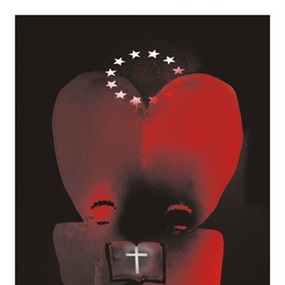 International Jihad (Red) by Robert Del Naja