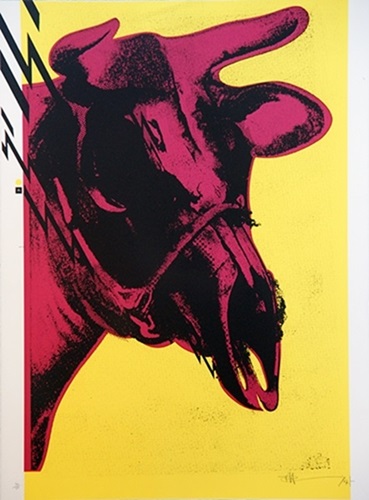 Dead Cow (Yellow / Pink) by Paul Insect