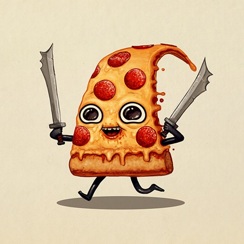 Food Dude - Falchions  by Mike Mitchell