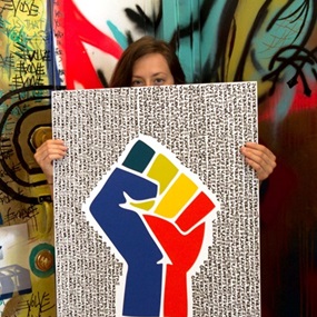 Empower Equality (Hand-Embellished Black) by Gilf!