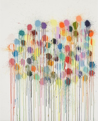 Colour Splat Wallop  by Ian Davenport