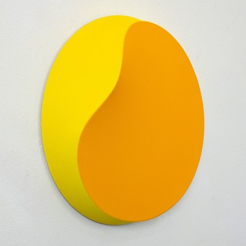 Melted Circle (Yellow) by Jan Kalab
