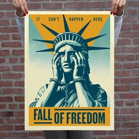 Fall Of Freedom (Signed) by Shepard Fairey