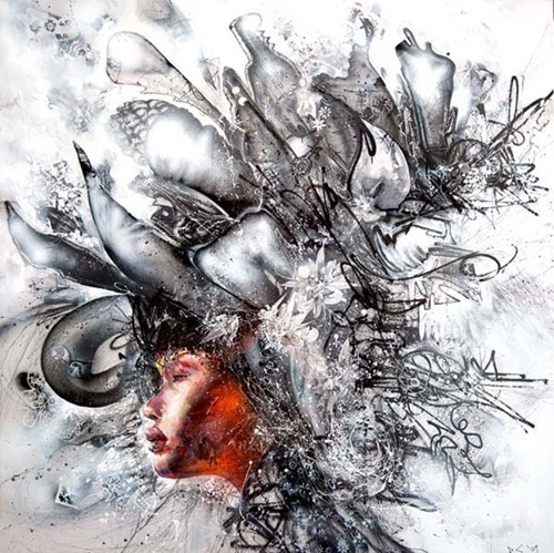 Death Blossom by David Choe Editioned artwork   Art Collectorz