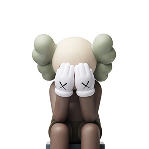 KAWS PASSING THROUGH BROWN GREY BLACK 3体