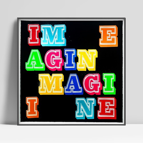 Imagine  by Ben Eine