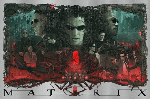 The Matrix (Aluminium Print) by Gabz