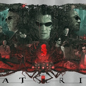 The Matrix (Aluminium Print) by Gabz