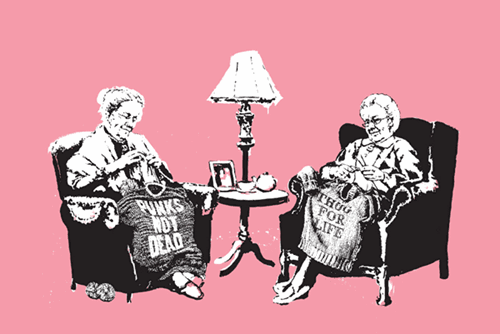 Grannies (Unsigned (POW Version)) by Banksy