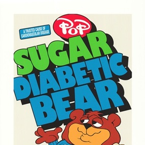 Diabetic Bear by Ron English