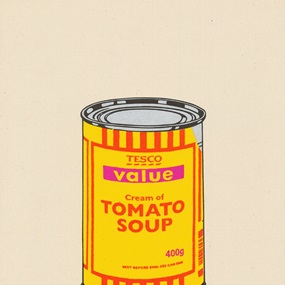 Soup Can (Banana, Orange, Hot Pink) by Banksy