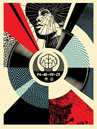 N*E*R*D: Cracked But Unbroken  by Shepard Fairey