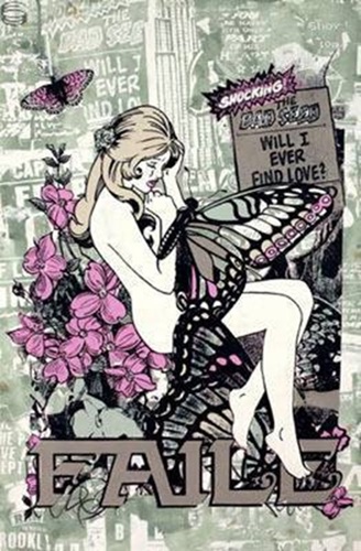 Butterfly Girl (II) by Faile