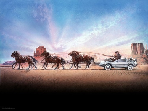 Back to the Future: Part III (Art Print) by Drew Struzan