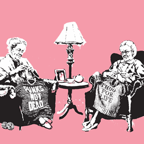 Grannies (Unsigned (LA Version)) by Banksy