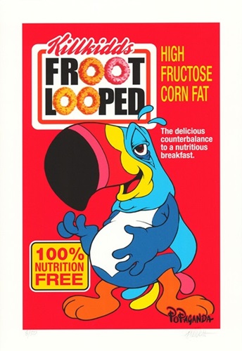 Fruit Looped  by Ron English