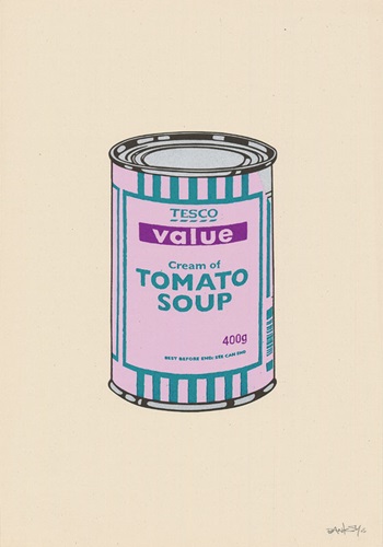 Soup Can (Lilac, Emerald, Purple) by Banksy