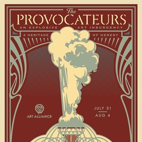 The Provocateurs (Chicago) (Blue Version) by Shepard Fairey