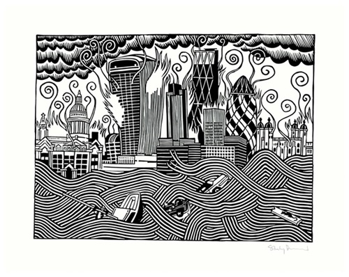 The Contagion Of New Troy  by Stanley Donwood