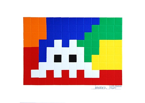Home (Lego White) by Space Invader