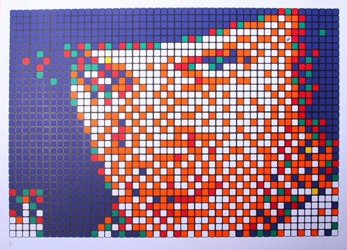 Rubik Kubrick I - Alex (Unsigned) by Space Invader