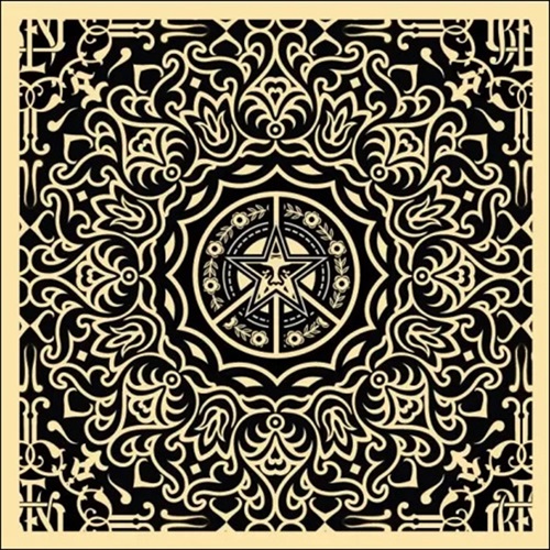 Ornate Pattern (Black) by Shepard Fairey