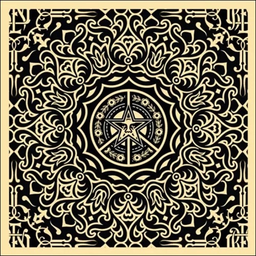 Ornate Pattern (Black) by Shepard Fairey