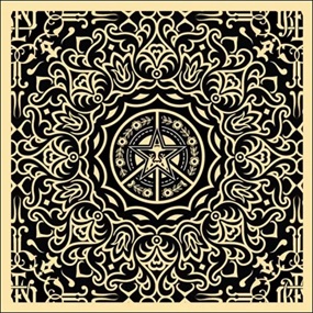 Ornate Pattern (Black) by Shepard Fairey