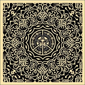 Ornate Pattern (Black) by Shepard Fairey