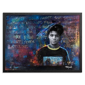 A Permanent Energy - Basquiat. West Broadway. From My Forozade Cart. 1986 by Gregory Siff | Ricky Powell