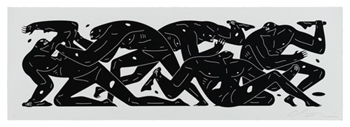 Nowhere Man (Black & White) by Cleon Peterson