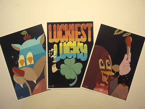 Luckiest Of Lucky Print Set  by Dabs Myla