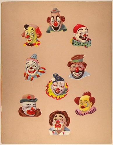 Found Art: Clowns  by Peter Blake