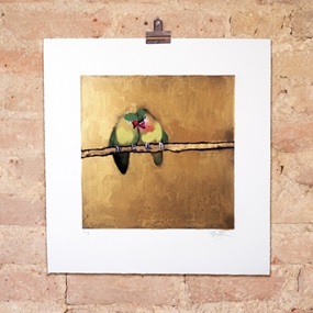 Love Birds (Gold Artist Proof) by Xenz