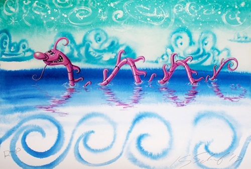 Seeserpent  by Kenny Scharf