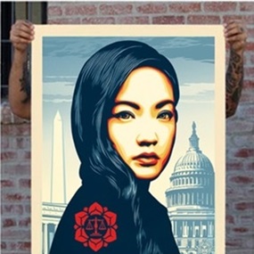Rewrite The Law (Large Format) by Shepard Fairey