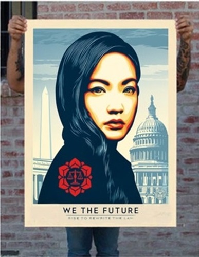 Rewrite The Law (Large Format) by Shepard Fairey