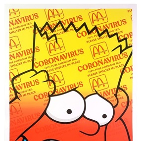 Bart On Coronavirus (Split Fountain Variant) by Ben Frost