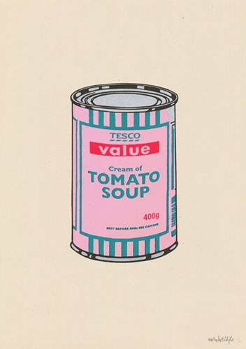 Soup Can (Pink, Emerald, Raspberry) by Banksy